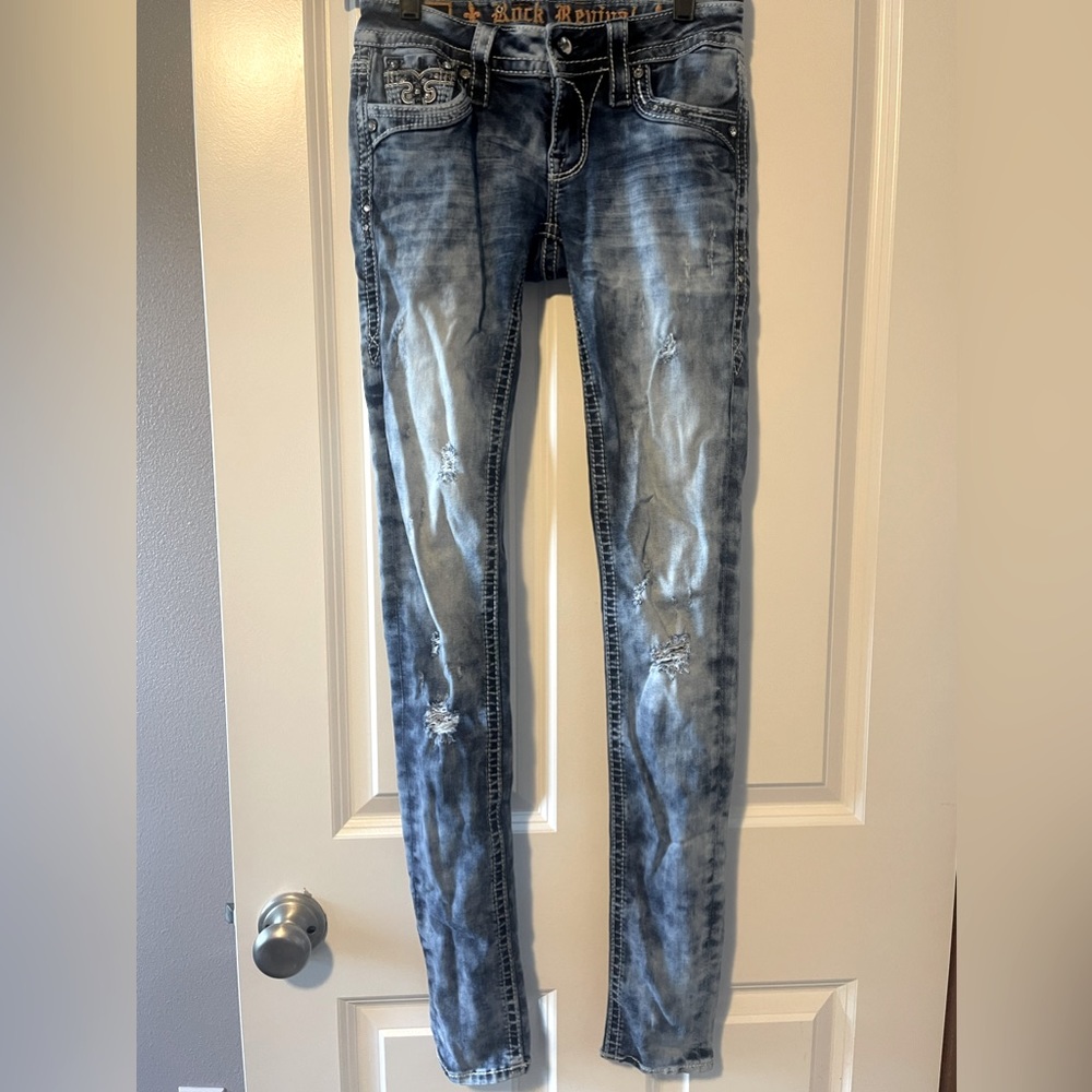 Rock Revival Adaliz Skinny Jean size 24